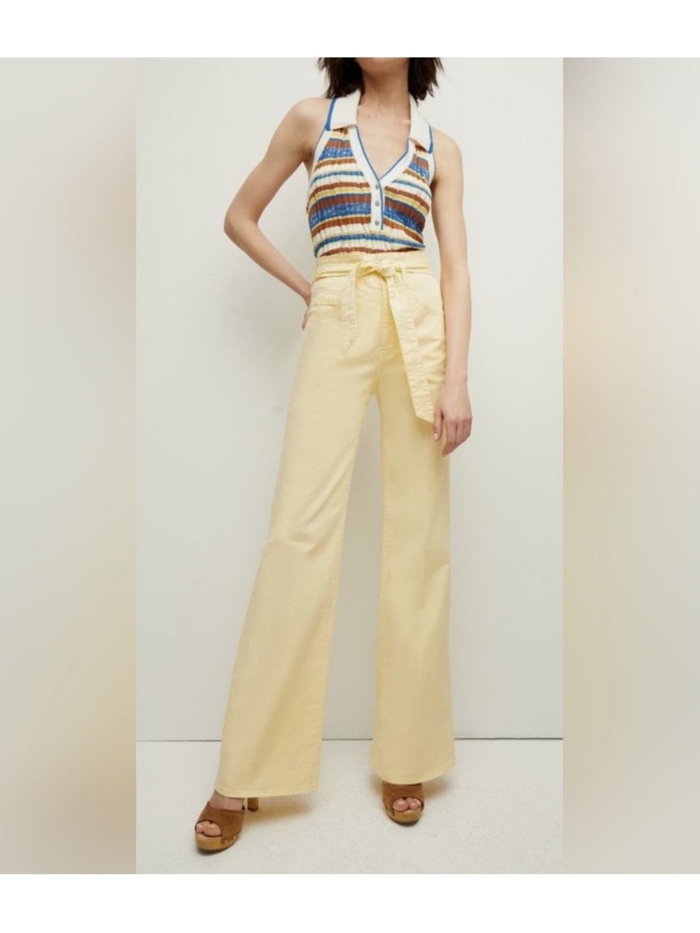Veronica Beard Rosanna wide leg high rise Size 27